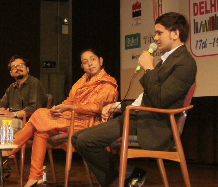 KV Gautam at Delhi Literature Festival