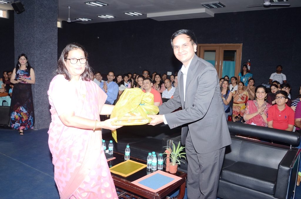 KV Gautam at Manav Rachna International School Gurgaon