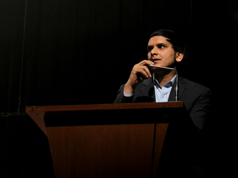 KV Gautam at Delhi University