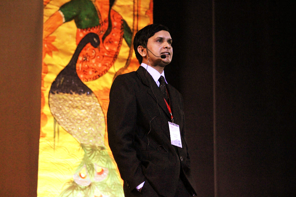 KV Gautam at TEDx JUIT