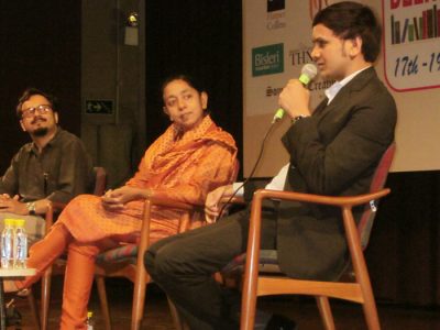 KV Gautam at Delhi Literature Festival